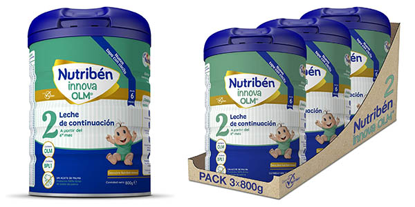 Chollo Pack x3 Nutribén Innova 2 de 800 g por sólo 48,94€ con envío gratis