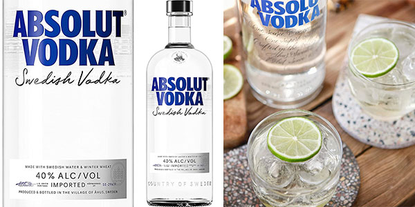 Chollo Vodka Absolut de 700 ml por sólo 10,98€ (26% de descuento)