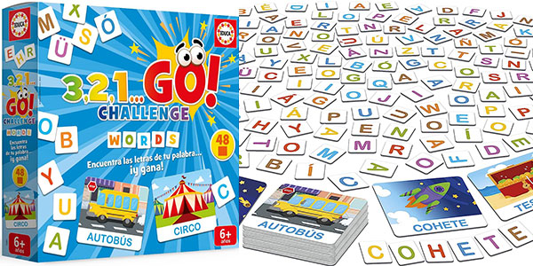 Chollo Juego 3,2,1… Go! Challenge Words de Educa por sólo 9,99€ (-41%)