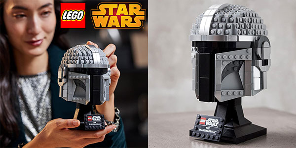 Chollo Set Casco del Mandaloriano de LEGO Star Wars por sólo 41,99€ con descuento automático (-40%)