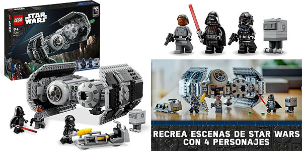 Chollo LEGO Star Wars Bombardero Tie (75347) por sólo 38,99€ y envío gratis con descuento automático (-40%)