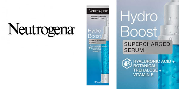 Chollo Sérum facial Neutrogena Hydro Boost Supercharged por sólo 11,60€ (55% de descuento)