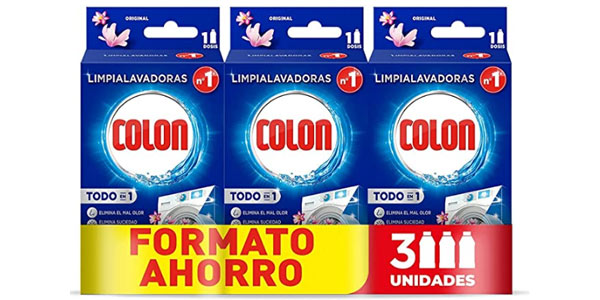 Chollo Megapack x3 Colón Limpialavadoras 6 Acciones por sólo 9,49€ (-35%) ¡A 3,16€ la unidad!