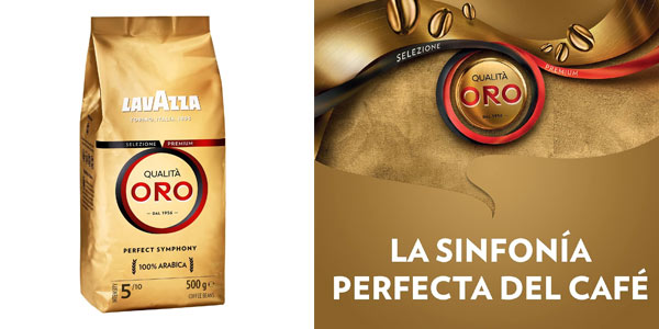 Chollo Paquete 1 kg de café en grano Lavazza Espresso Qualità Oro por sólo 15,96€ (30% de descuento)