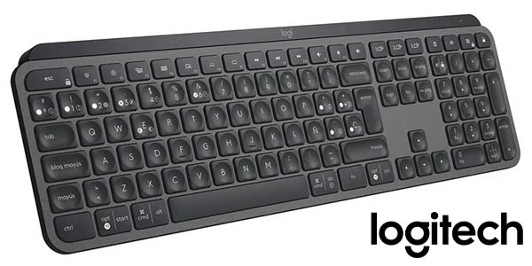 Chollo Teclado inalámbrico Logitech MX Keys Advanced con Bluetooth por sólo 57,80€ con envío gratis (-57%)