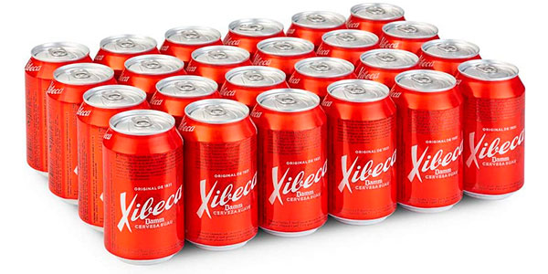 Chollo Pack de 24 latas de cerveza Xibeca Damm de 330 ml por sólo 12,79€ (-20%) ¡0,53€ cada una!