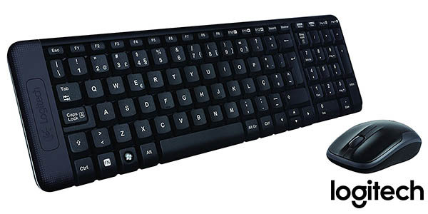 Chollo Pack de teclado y ratón inalámbricos Logitech MK220 por sólo 15,69€ (-42%)