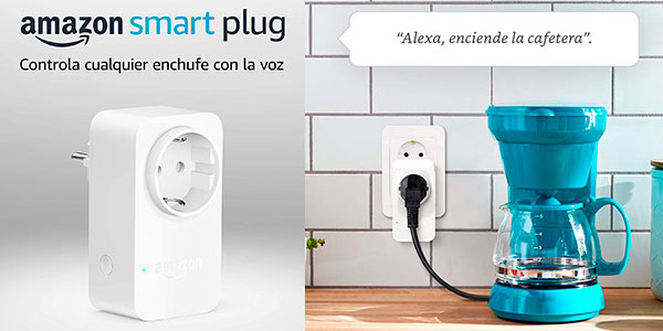 Chollo Enchufe inteligente Amazon Smart Plug Wi-Fi compatible con Alexa por sólo 12,99€ (-48%) ¡Grandes valoraciones!