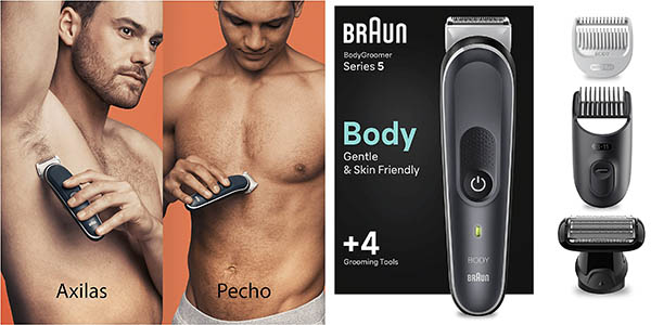 Chollo Recortadora corporal Braun Series 5 5370 por sólo 39,99€ con envío gratis (-43%)