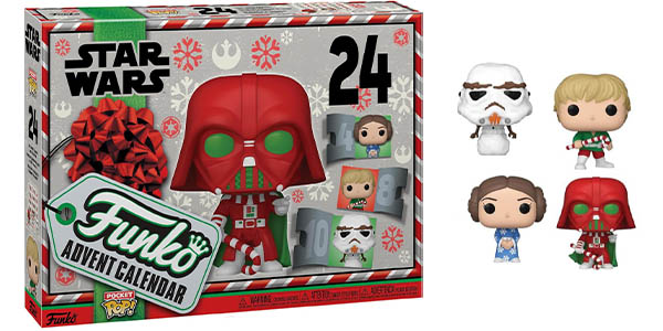 Chollo Calendario de adviento Funko Star Wars con 24 mini figuras por sólo 32,49€ con envío gratis (-48%)