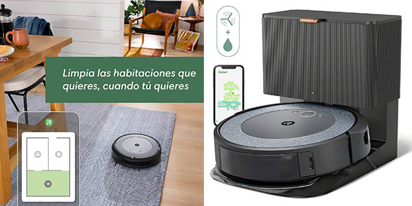 Chollo iRobot Roomba Combo i5+ aspirador y friegasuelos por solo 449€ con envío gratis (36% de descuento)