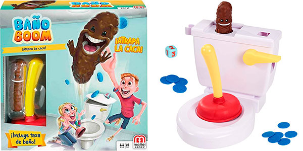 Chollo Juego infantil Baño Boom ¡Atrapa la caca! por sólo 11,99€ (-56%)