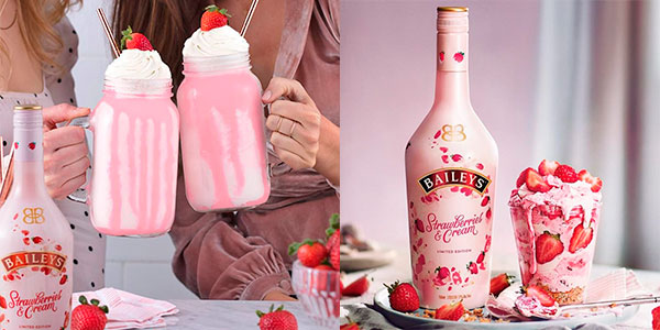 Chollo Baileys Strawberry & Cream de 700 ml por sólo 13,84€ (-31%)