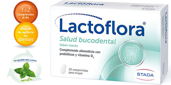 Chollo Lactoflora Salud Bucodental de 30 comprimidos por sólo 9,50€ (-32%)