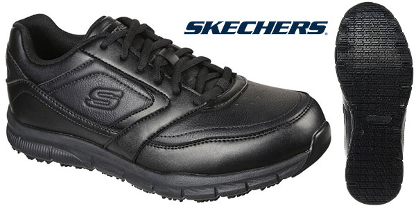 Chollo Zapatillas Skechers Work Relaxed Fit: Nampa SR para hombre por sólo 46,17€ con envío gratis (-34%)