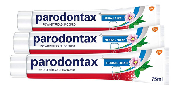 Chollo Pack x3 Pasta de dientes Parodontax Herbal Fresh por sólo 11,97€ (-33%) ¡Sólo 3,99€ la unidad!