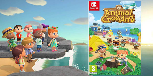 Chollo Animal Crossing New Horizons para Switch por sólo 38,90€ con envío gratis (-35%)