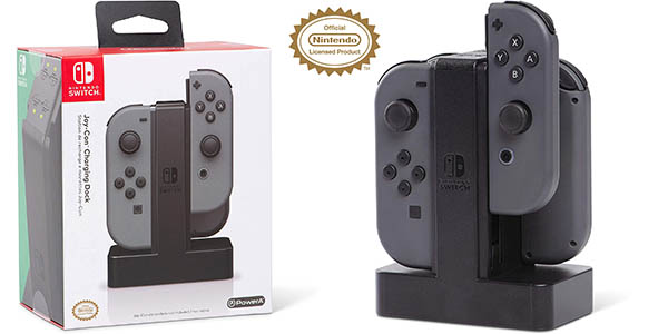 Chollo Estación de carga Joy-Con PowerA para Nintendo Switch por sólo 16,99€ (-32%)