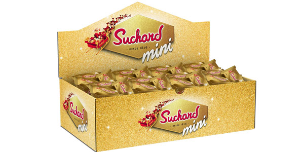 Chollo Pack 70 Mini tabletas de turrón de chocolate Suchard (910 gramos) por sólo 19,15€ (25% de descuento)