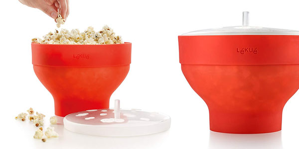 Chollo Lékué Popcorn para preparar palomitas en el microondas por 12,99€ (-43%)