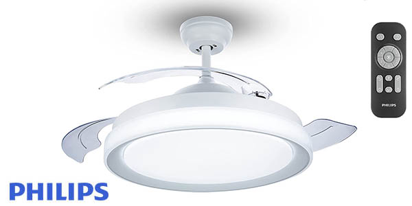 Chollo Ventilador de techo Philips Lighting Bliss (2022) con luz LED por sólo 149,99€ con envío gratis (-40%)