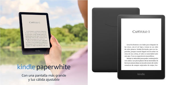 Chollo Kindle Paperwhite de 16 GB con pantalla de 6,8″ y luz cálida ajustable por sólo 139,99€ con envío gratis (-18%)