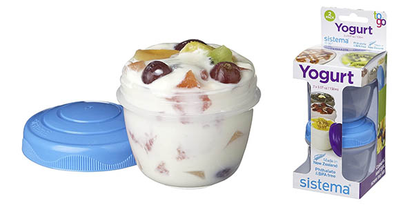 Chollo Pack de 2 recipientes Sistema Yogurt To Go de 150 ml por sólo 3,85€ (30% de descuento)