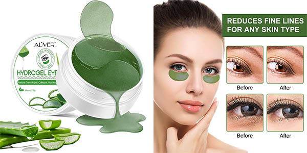 Chollo Set x60 Parches de hidrogel de aloe vera para los ojos con efecto antiojeras y antiedad por sólo 9,87€ (24% de descuento)