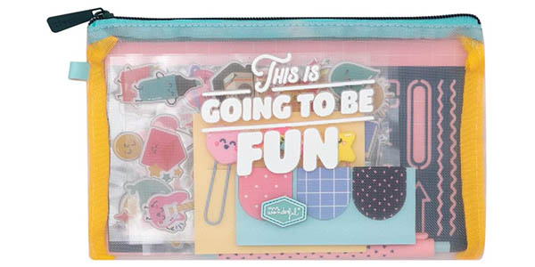 Chollo Estuche con pegatinas Mr Wonderful “This is going to be fun” por solo 4,95€ (62% de descuento)