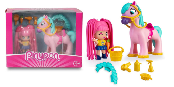 Chollo Playset Pony Melena al Viento de Pinypon con figura por sólo 8,99€ (50% de descuento)