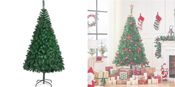 Chollo Árbol de Navidad artificial de 182 cm por sólo 23,19€ con cupón descuento (-40%)