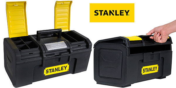 Chollo Caja de herramientas Stanley con autocierre por sólo 9,99€ (-41%)