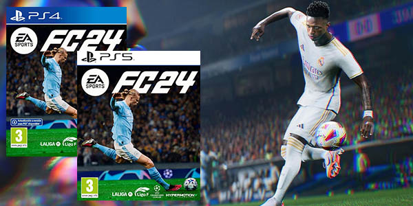 Chollo EA SPORTS FC 24 para PS5 y PS4 por sólo 47,99€ con envío gratis (40% de descuento)