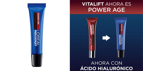 Chollo Gel Contorno de ojos anti-edad L’Oréal Paris Men Expert Power Age de 15 ml por sólo 8,71€ (38% de descuento)