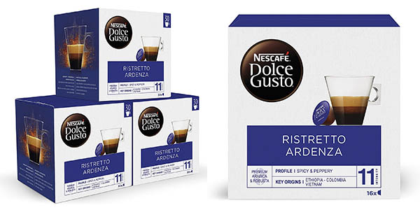 Chollo Pack x90 Cápsulas Nescafé Dolce Gusto Magnum Ristretto Ardenza por sólo 21,25€ (-14%) ¡A 0,24€ cada una!