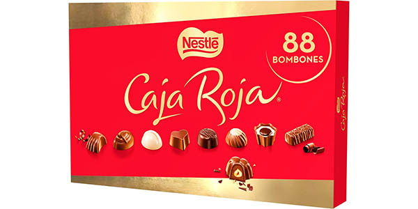 Chollo Nestlé Caja Roja de 88 bombones (800 gr) por sólo 14,52€ (-27%)