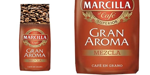 Chollo Café en grano Marcilla Gran Aroma Mezcla de 1 kg por sólo 10,91€ (-31%)