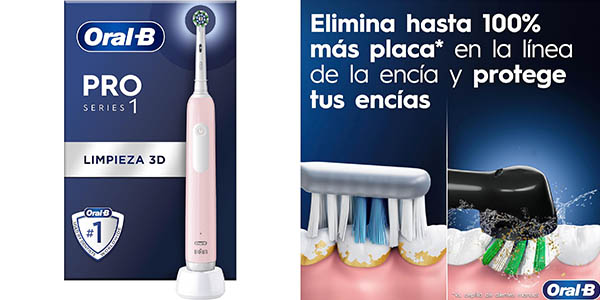 Chollo Cepillo eléctrico Oral-B Pro Series 1 por sólo 29€ con envío gratis (42% de descuento)