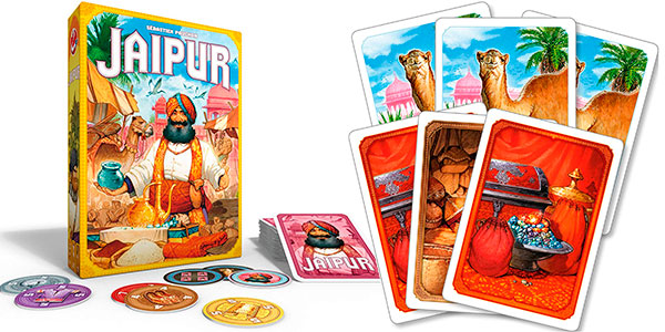 Chollo Juego de cartas Jaipur por sólo 14,99€ (-25%)