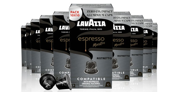 Chollo Pack x100 Cápsulas de café Lavazza Espresso Maestro Ristretto por sólo 30€ con envío gratis (-20%)