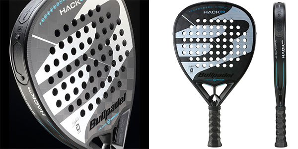 Chollo Pala de pádel Bullpadel Hack 03 2023 de Paquito Navarro por sólo 158,39€ y envío gratis con cupón descuento (-54%)