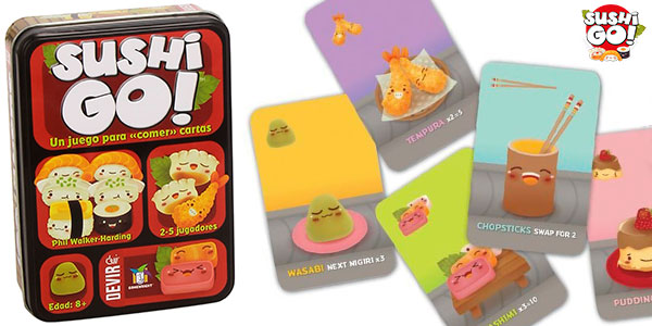 Chollo Juego de cartas Sushi Go! por sólo 7,50€ (25% de descuento)