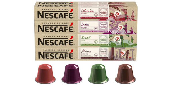 Chollo Pack x80 Cápsulas de café Nescafé Farmers Origins para Nespresso por sólo 22,49€ (30% de descuento)