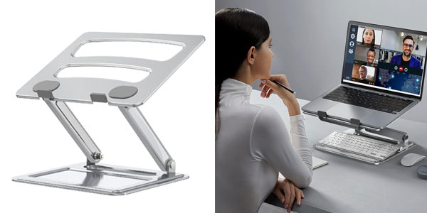 Chollo Soporte ajustable y plegable para Macbook y otros portátiles por sólo 12,99€ con cupón descuento (-53%)