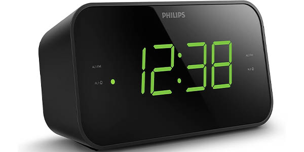 Chollo Radio Reloj despertador Philips TAR3306/12 con gran pantalla por sólo 16,49€ (50% de descuento)