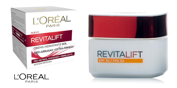 Chollo Crema de Día L’Oreal Paris Revitalift SPF30 de 50 ml por sólo 7,53€ con descuento automático (-32%)