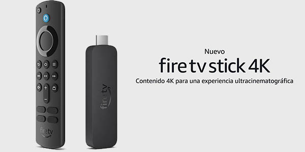 Chollo Nuevo Amazon Fire TV Stick 4K con Dolby Vision, Dolby Atmos y HDR10+ por sólo 39,99€ con envío gratis (-43%)