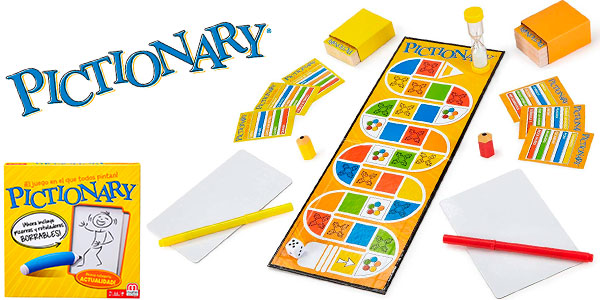 Chollo Juego de mesa Pictionary por sólo 21,25€ (37% de descuento)