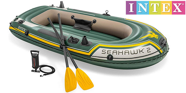 Chollo Barca hinchable Intex Seahawk 2 con remos de 236 cm por sólo 50,13€ con envío gratis (-40%)