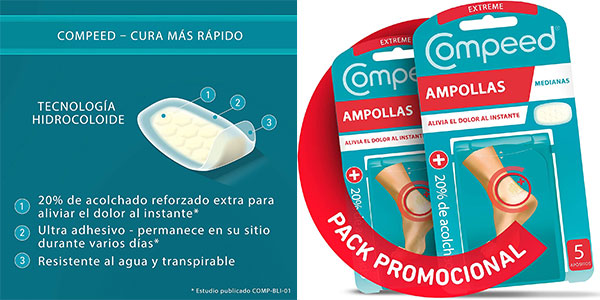 Chollo Pack x10 Compeed Extreme Ampollas por sólo 11,90€ (-22%)